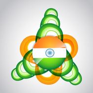 indian flag design N4
