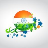 stylish indian flag design N3