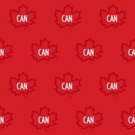 Canadian maple seamless pattern N2