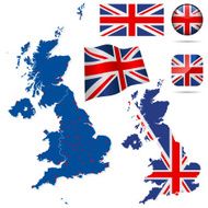 United Kingdom vector set