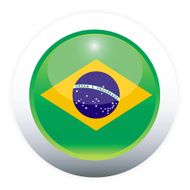 Brazil flag button N2