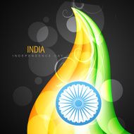 vector indian flag design art N3