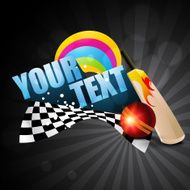 cricket theme background