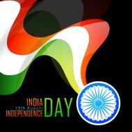 stylish indian flag background
