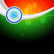 stylish indian flag background N2