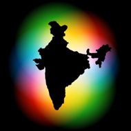 indian map design