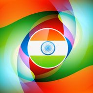 stylish indian flag background N3