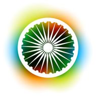 indian flag wheel