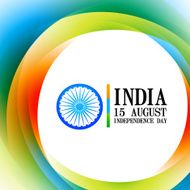 wave style indian flag N5