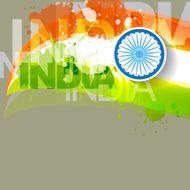 abstract indian flag design N2