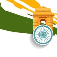 stylish indian independence day design