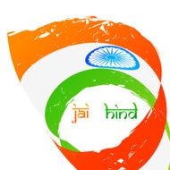 wave style indian flag N7