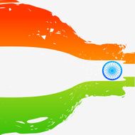 wave style indian flag N8
