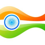 vector indian flag design N2