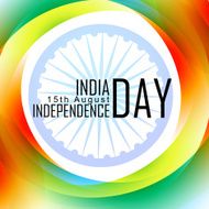 vector wave indian flag