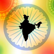 vector map of india