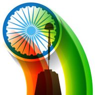 indian flag design N16