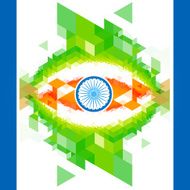 creative indian flag design N4