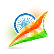 creative wave indian flag