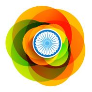 creative style indian flag