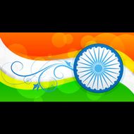 stylish flag of india