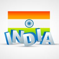 vector indian flag N10