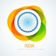 vector indian flag N11