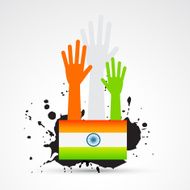creative indian flag design N8