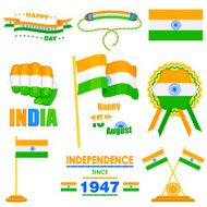 Object on India Independence day theme