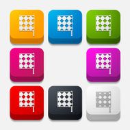 square button linesman flag
