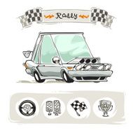 Cartoon Sport Car Set N2