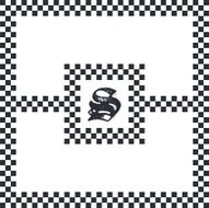 checkered flag art N6
