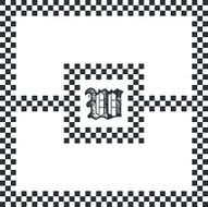 checkered flag art N8