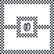 checkered flag art N10
