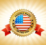 Made in America Gold Badge