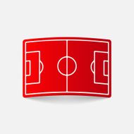 realistic design element playing field N3