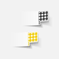 realistic design element linesman flag N5