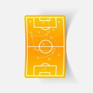 realistic design element playing field N7