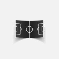 realistic design element playing field N9