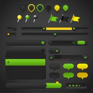 User Interface Collection with map pins