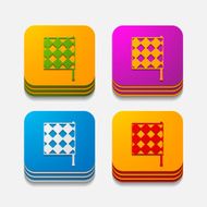 square button linesman flag N3