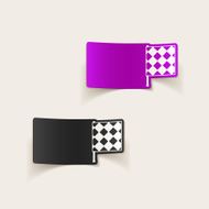 realistic design element linesman flag N10
