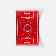 realistic design element playing field N11