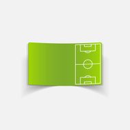 realistic design element playing field N12