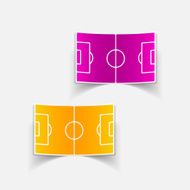 realistic design element playing field N15