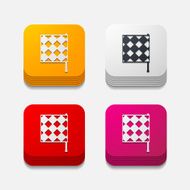 square button linesman flag N4