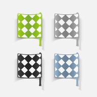 realistic design element linesman flag N16
