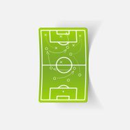 realistic design element playing field N16