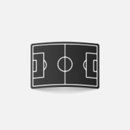 realistic design element playing field N18