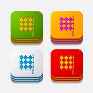 square button linesman flag N6